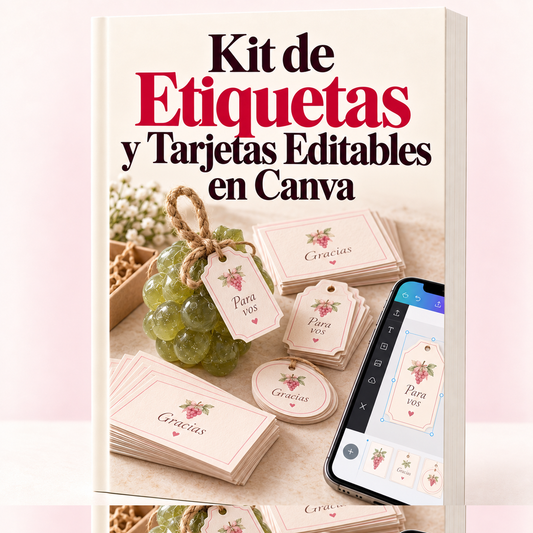🏷️ Kit de Etiquetas y Tarjetas en Canva